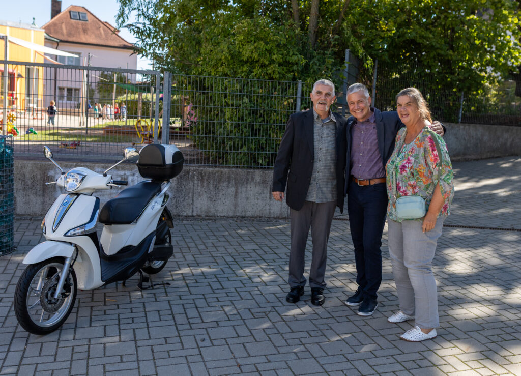 Ein Erinnerungsfoto zum Abschied